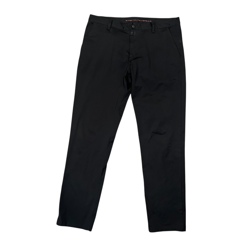 Rhone Commuter Stretch Performance Pants Black Size 36 Work Travel Chino Office